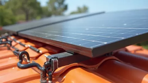 instalacja fotowoltaiczna na dachu pokrytym blachodachówką